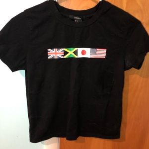 forever 21 flag top!